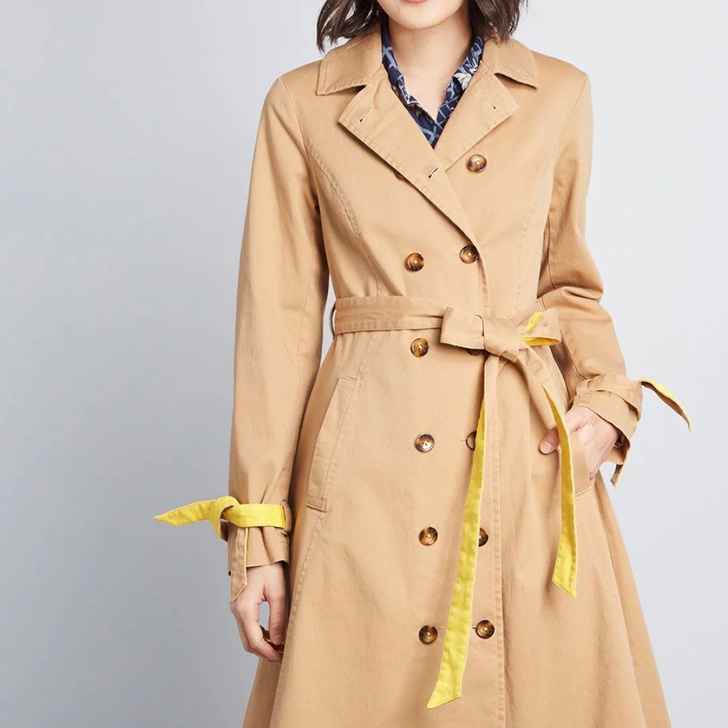 Nwt Modcloth Women's Classic Imagination Trench